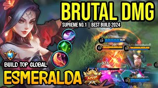 ESMERALDA BEST BUILD 2024  BUILD TOP GLOBAL ESMERALDA GAMEPLAY  MOBILE LEGENDS✓ [upl. by Dyolf]