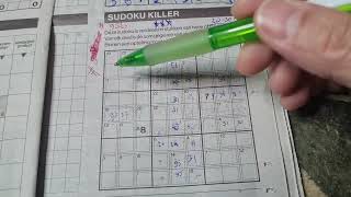 9563 Saturday Killer Sudoku puzzle Bonus Extra edition 11092024 Extra part 2 of 4 [upl. by Salome]