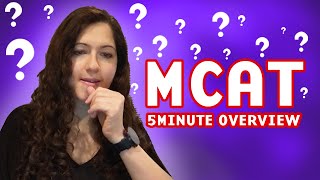 What Is The MCAT 5 Minute Overview of Subjects Sections Timing and more [upl. by Mosora]