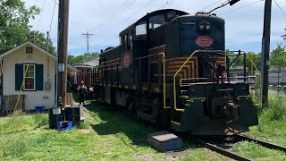 catskillmountainrailroad crossing the Esopus near Kingston NY May 2024 [upl. by Halla]