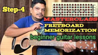 Fretboard Memorization How to memorize the fretboard guitar  beginner guitar lessons step4 [upl. by Arahs]