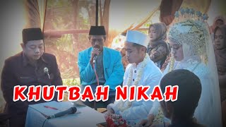 KHUTBAH NIKAH SINGKAT [upl. by Kerrin72]