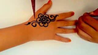 ᴴᴰ Simple henna hand [upl. by Dej]