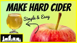 EASY Hard Apple Cider  StepbyStep Instructions [upl. by Adnilasor]