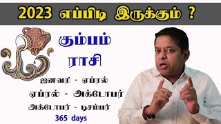 Kumbham rasi 2023  New year Rasipalan 2023 in Tamil [upl. by Aiceled142]