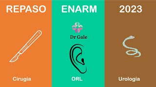 REPASO CIRUGIA  ORL  UROLOGIA ENARM 2023 [upl. by Towland]