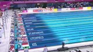 2016 Avrupa Yüzme Şampiyonasi Londra Nezir Karap 400mt serbest olimpiyat A Barajı [upl. by Apthorp683]