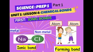 Science prep1unit1 less4Chemical bondsionic bond part1 20242025 1st term [upl. by Reivazx]