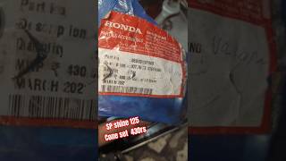 Honda SP shine 125 bs6 fork cone set change rate 430rs YouTube customer coming from Tambarambike [upl. by Raycher]