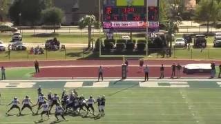 GardnerWebb Football Highlights vs Charleston Southern 11516 [upl. by Nicolina]