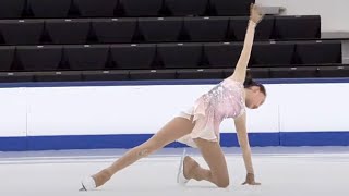 Madison Chong  Novice Women Short Program  2025 Eastern Sectional Singles Final [upl. by Kappel395]