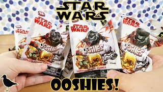 Star Wars Ooshies Series 1 Blind Bags Toy Opening  Birdew Reviews [upl. by Mazonson]