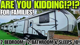 HUGE FAMILY WATCH THIS Coachmen Chaparral 375BAF Fifth Wheel RV [upl. by Lubin]