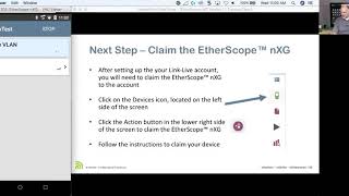 EtherScope nXG Training  Upload to LinkLive Module 4 [upl. by Anoy806]