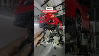 220 hp honda civic rs 😎yilmazegzoz honda civic rs warex downpipe cutout keşfet keşfetedüş [upl. by Giulietta]