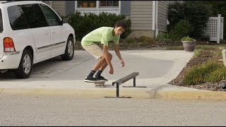 Nollie Inward Heel Frontside Boardslides [upl. by Erastus]