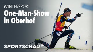 BiathlonWM BöParty geht in der Verfolgung weiter  Sportschau [upl. by Lanza]