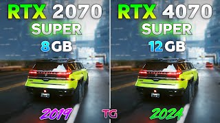 RTX 2070 SUPER vs RTX 4070 SUPER  5 Years Difference [upl. by Powell]