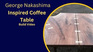 George Nakashima Style Coffee Table made for my client Rob [upl. by Sackville557]