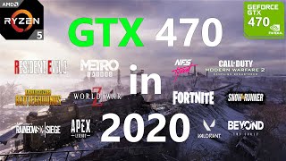 GTX 470 Test in 15 Games in 2020 [upl. by Eisso906]