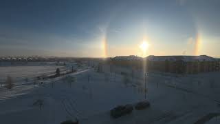 Parhelion Saskatoon Canada 25112024 [upl. by Sarine]