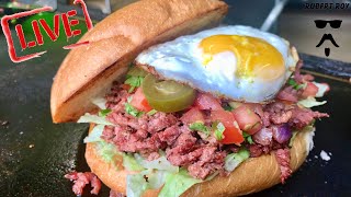 Viewer’s Choice Mexican Torta On My Blackstone Griddle [upl. by Erdnassac]