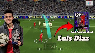 Review 100 Rated Luis Diaz in efootball 2025 Mobile l 100 Rated CentreForward Luis Diaz in efootball [upl. by Nemra171]