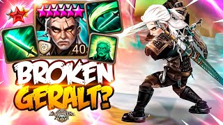 New LIGHT GERALT is BROKEN  Summoners War [upl. by Aivle640]