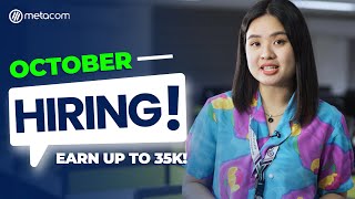 October 2023 Call Center Job Opportunities  BPO Hiring Updates  Metacom Careers [upl. by Akinyt]