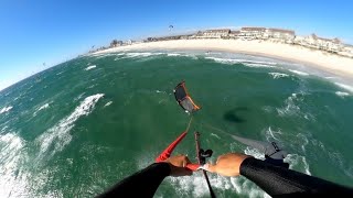 Is this the worlds LOWEST Megaloop  Kitesurfing [upl. by Ynnaf402]