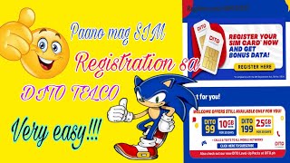 Paano mag SIM Registration sa Dito TELCO very easy first try successful [upl. by Renell]