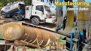 Manufacturing Process of a 22 wheeler cement bulker  How to make a Cement bulker [upl. by Jonny]