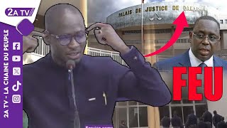 Incendie au palais de justice de Dakar SaaWolof quot kou ame xèl dinga xamnéquot [upl. by Attirb708]