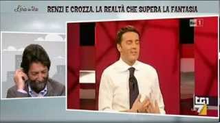 Renzi e Crozza la realtà che supera la fantasia [upl. by Voe143]