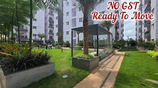 NO GST  BRAND NEW 2 amp 3 BHK FLATS FOR SALE  LUXURY GATED COMMUNITY PROJECT  HYDERABAD [upl. by Heaps]