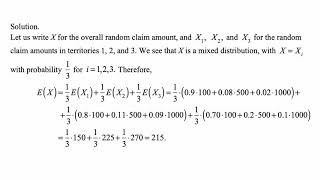 Exam P exercise for April 18 2020 [upl. by Tessi497]