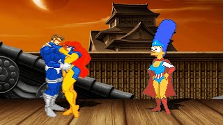 JEAN GREY vs MARGE SIMPSON  The Most Insane fight of the Century [upl. by Annayi]