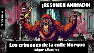 Resumen Los crímenes de la calle Morgue Edgar Allan Poe audiolibro animado cuento animado [upl. by Ramonda377]