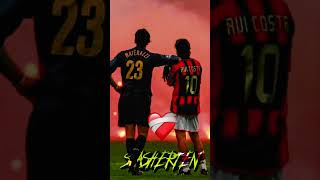 Materazzi X Rui Costa 💀 football inter [upl. by Tecu]