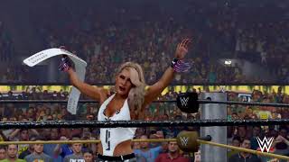 WWE Wrestlemania 2024 Leacy Evans vs The Man Becky Lynch Woman championship match [upl. by Cantlon]