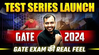 GATE 2024 Test Series Launch  GATE Exam की Real feel [upl. by Ayoted]