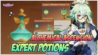 How to get quotExpertquot Potions in Alchemical Ascension Event  Genshin Impact V45 [upl. by Schroth207]