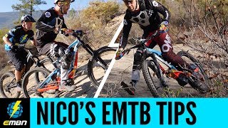 E Mountain Bike Tips From MTB Legend Nicolas Vouilloz [upl. by Arrio315]