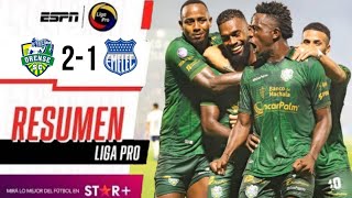 Orense  Emelec 21Resumen  Fecha 2 Primera Etapa  Liga Pro Ecuador 2023 [upl. by Eronel]