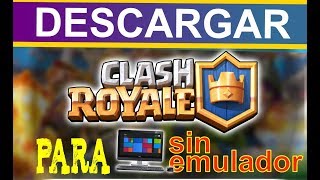 Descargar Clash Royale para PC Sin Emulador Sin Bluestracks 2021 [upl. by Amity]