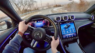 2022 MercedesBenz C300 4MATIC Sedan  POV Review [upl. by Trin162]