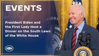 President Biden and the First Lady Host a Dinner on the South Lawn of the White House [upl. by Duma]