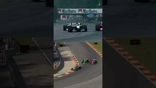 SchumacherHakkinen Classic Overtake  Spa 2000 [upl. by Etteuqal]