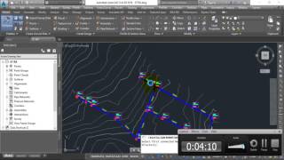 AUTOCAD CIVIL 3D 2016 REDES DE ALCANTARILLADO PARTE 10 [upl. by Neelrad]