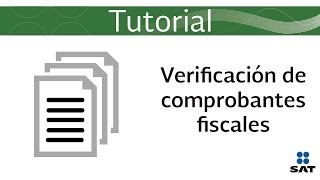 Tutorial Verificación de comprobantes fiscales impresos [upl. by Baram]